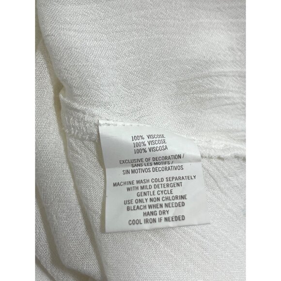 O'Neill Tank Top Embroidered Trim Racerback Tunic Tank Top Womens L Tank Top - Picture 9 of 10